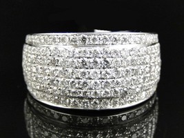 Men&#39;s Round Diamond Wedding Engagement Pink Ring Band 2.50 CT 14K White Gold FN - £84.10 GBP
