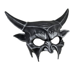Zeckos Metallic Half Face Demon Mask - £37.40 GBP