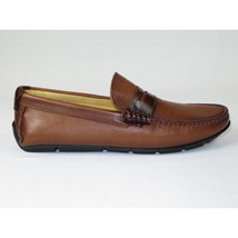 Men's Shoes Steve Madden Slip On Driving style Casual Soft Leather Tatem Bronze image 7