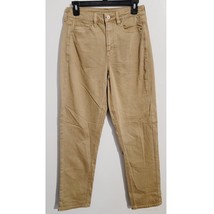 American Eagle Stretch Mom Straight Jeans Toasted Almond Tan 4 / 27 - $25.00