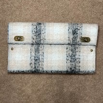 Anthropologie Schuler &amp; Sons Philadelphia Plaid Clutch Bag Purse - £10.82 GBP