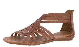 Womens Chedron Authentic Mexican Huarache Sandals Leather Ankle Zipper #239 - £28.07 GBP