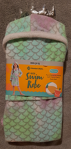 Member&#39;s Mark Kids Swim / Bath Robe, Hooded Towel w/ Belt Mermaid XXS 2/3 NWT - £12.59 GBP