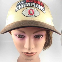 Vintage 2002 Ohio State Buckeyes National Champions Strapback hat - £12.50 GBP