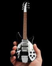 John Lennon (BEATLES)- Radio Days w/ Image 1:4 Scale Replica Guitar ~Axe Heaven - £25.33 GBP