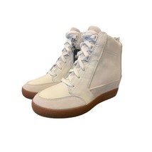 Sorel Women Out N About Wedge II Sneaker Sea Salt/Gum Size 12 B (M) - £34.46 GBP