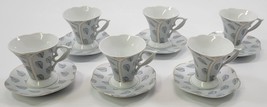 YMM Napoli Floral Demitasse Espresso Coffee Cup and Saucer Serving for 6... - $548.91 MXN