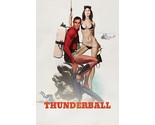 1965 Thunderball Movie Poster 11X17 007 James Bond Sean Connery Domino  - $11.64