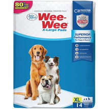 Four Paws X-Large Wee Wee Pads 28&quot; x 34&quot; 14 count - £64.08 GBP