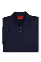 Hugo Boss Navy Blue Drasshopper Soft Knit  Polo Shirt, M Medium HB-167 - £102.36 GBP