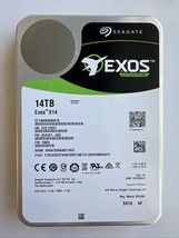 Seagate Exos X14 14TB 7.2K SATA 6Gb/s 256MB 3.5&quot; Internal HDD ST14000NM0018 - £112.11 GBP