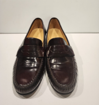 Cole Haan Men&#39;s Penny Loafers  Red Leather Shoes Size 11B - £35.59 GBP