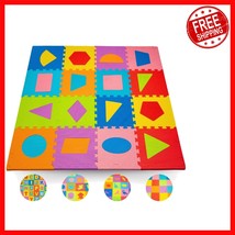 Vibrant Foam Puzzle Play Mat for Toddlers - Safe 12x12 Inch Interlocking... - $876.45 MXN