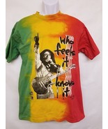 BOB MARLEY - ORIGINAL VINTAGE OLD STORE / TOUR STOCK UNWORN LARGE T-SHIRT - $31.00