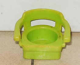 Vintage Fisher Price Little People Lime Green Captins Chair FPLP #725 729 952 - £7.56 GBP
