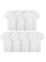 Fruit of the Loom Boys Undershirts 7 Pack White Cotton Crew T-Shirts, Si... - $17.00
