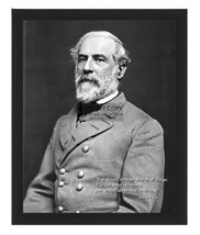 General Robert E. Lee &quot;Do Your Duty In All Things&quot; Quote 8X10 Framed Photo - £15.74 GBP