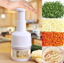 Pressing Vegetable Garlic Onion Food Chopper Cutter Slicer Peeler Dicer ... - $21.98