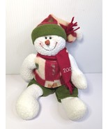 Snowman 2005 Frosty Plush Toy Stuffed Animal Winter Snow Wonderland warm... - £17.20 GBP