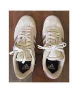 Adidas Women VL Court 3.0 Sneakers Shoes Gold Tone Natural Beige Size 7 - $39.60