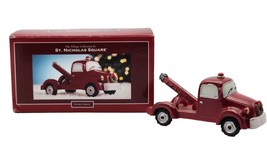 St Nicholas Square Towing Company Village Collection Tow Truck Original BOX - $22.66