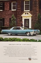 1964 Print Ad The 1965 Cadillac 2-Door Blue Car with Turbo Hydra-Matic T... - £11.56 GBP