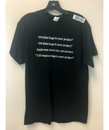 Gildan Men&#39;s Medium Black T-Shirt LIVE EDU Take Your Skills To The Next ... - £7.10 GBP