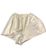 Vintage Lucie Ann II Ivory Satin Tap Shorts For Women Size M - $19.69 CAD