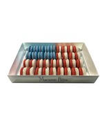 Macaron Cookies Gift Box of 36 - The American Flag French Macarons, Gour... - $83.17 CAD