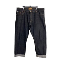 Rocawear Mens Jeans Adult Size 42x32 Dark Wash Blue Denim Pockets 100% Cotton - £22.11 GBP