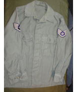 KOREAN WAR USAF AIR FORCE 1951 OG-107 UNIFORM JACKET FATIGUE MEDIUM - $36.37