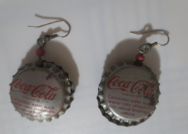 Coca-Cola Bottle Cap Earrings - $3.47