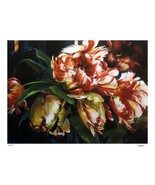 Jennie Tomao &quot;Floral Bouquet&quot;  Original Serigraph (Silkscreen) - £155.65 GBP