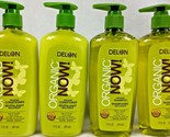 Lot of 4 Delon Organic Now! Shampoo &amp; Conditioner 11 oz Each - £27.42 GBP