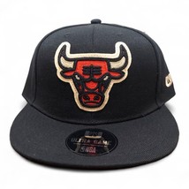 Chicago Bulls Ultra Game NBA Black/Red Snapback Hat Bulls Logo - £30.07 GBP