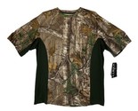 NWT Mens Habit Hunting Camo RealTree Xtra Green Moisture Wicking Large  - £6.96 GBP