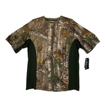 NWT Mens Habit Hunting Camo RealTree Xtra Green Moisture Wicking Large  - £6.98 GBP