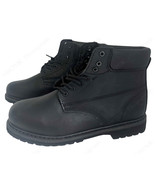 Brand New Men&#39;s Work Boots 6&quot; Black Leather Slip and Oil Resistant Ankle... - £20.44 GBP+