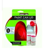 Red Silicone Gallon Paint Can Lid Mess Free Pour Store Collapsible Top P... - €11,93 EUR