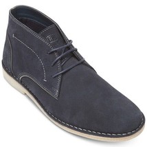 Size 7.5M New Kenneth Cole Reaction Men&#39;s Navy Passage Suede Boots Shoes - $24.99