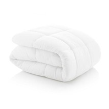 Malouf Woven Queen Down Alternative Microfiber Comforter White - £83.92 GBP