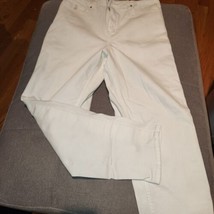 Womens US Polo Assn White denim jeans size 15, W-32&quot; &amp; L-26&quot; - £13.77 GBP