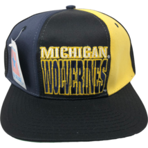 VTG NWT Deadstock Michigan Wolverines Drew Pearson Snapback Hat US Colle... - $51.47