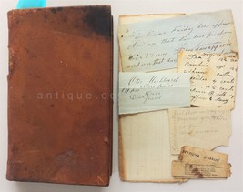 Lot 1821 Antique English Grammar Reader Handmade Leather Cover Ephemera Hubbard - £218.42 GBP