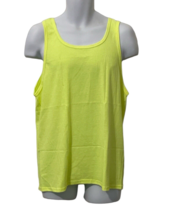 Fruit of the Loom Men&#39;s Tank Top Size M Safety Green - £13.26 GBP