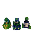 PJ Masks Dino Trouble Catboy Night Ninja &amp; Gekko Cars Lot of 3 - $19.79