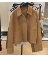 ZARA BNWT 2025. CAMEL SAND SUEDE LEATHER JACKET LIMITED EDITION. 2521/043/704 - $406.15