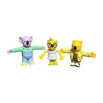 3 Koala Brothers Figures Lot Frank Mitzi Ned 3&quot; - £22.17 GBP