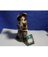 BLUE SKY VICTORIAN GIRL CAROLER TEA LIGHT - HEATHER GOLDMINE -  NEW IN BOX - £27.49 GBP