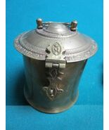 Mottahedeh Brass Tobacco Tea Jar Covered 4 1/2&quot; - €72,12 EUR